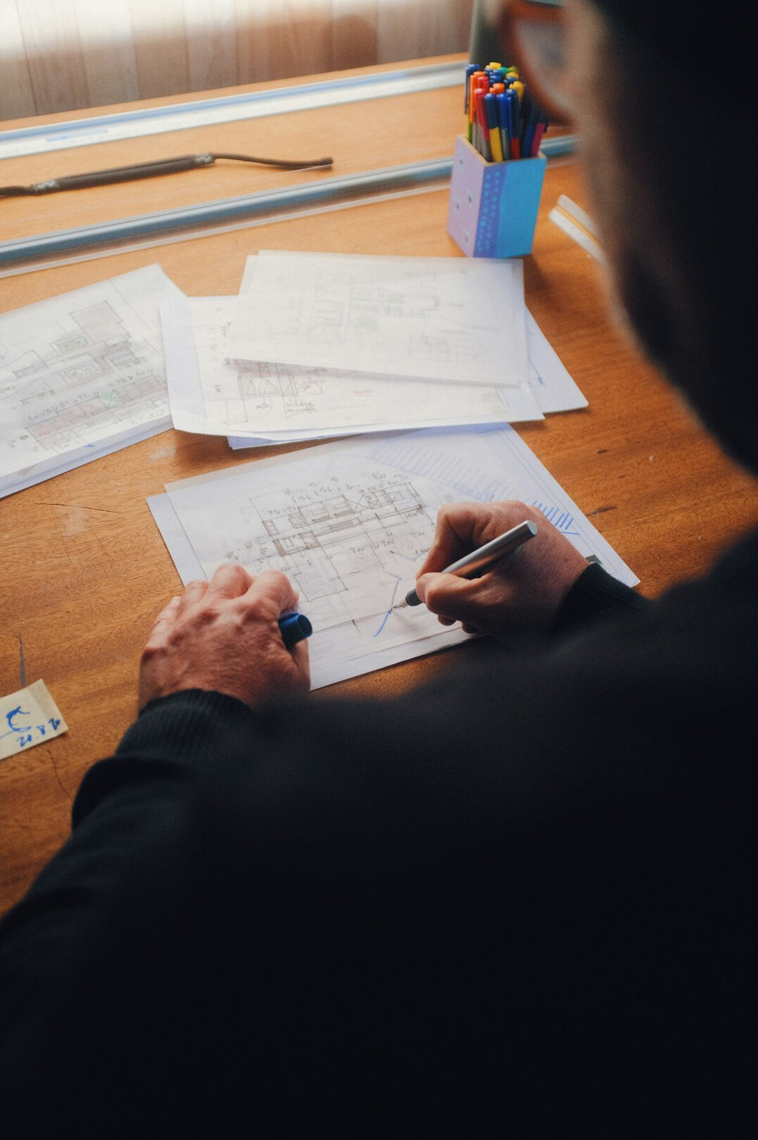 insurance documents on desk