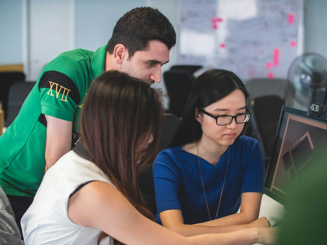 team of developers collaborating